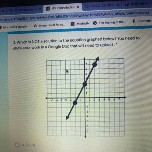 Does anyone know the answer and how to show your work
