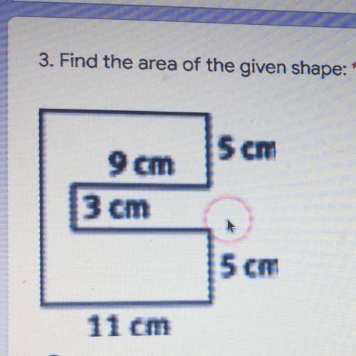 Please help me, I’m struggling.
A: 116 square cm
B: 106 square cm
C: 143 square cm