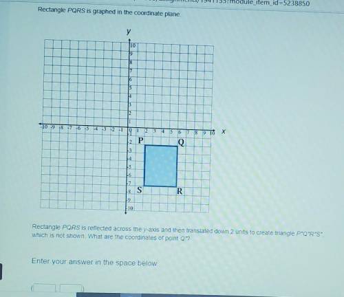 PLEASE HELP ASAP!!!

rectangle PQRS is graphed in the coordinate plane.I'll make brainliest ☆☆☆​