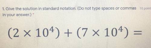 Give the solution in standard notation. (picture included)