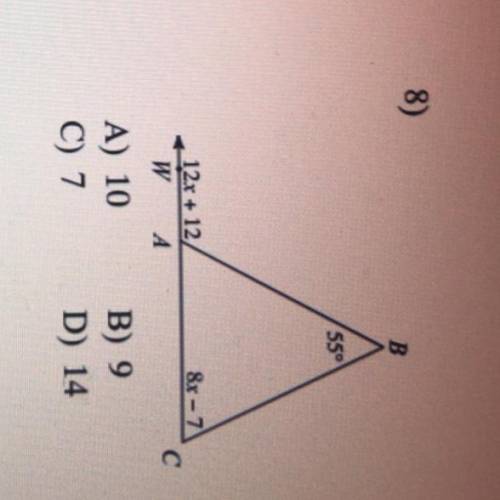 Solve for x 
Plz help!