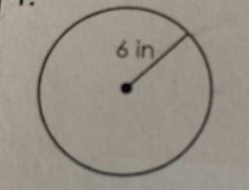Find the area, use 3.14 for pi