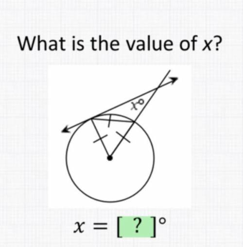 What is the value of X? x=?º