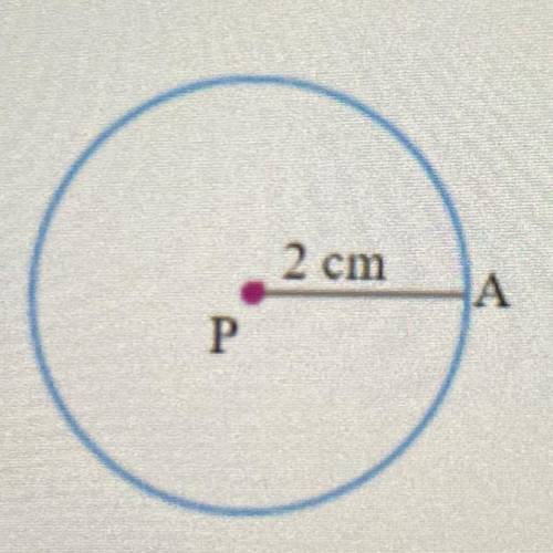 Find the circumference of the given circle pls pls