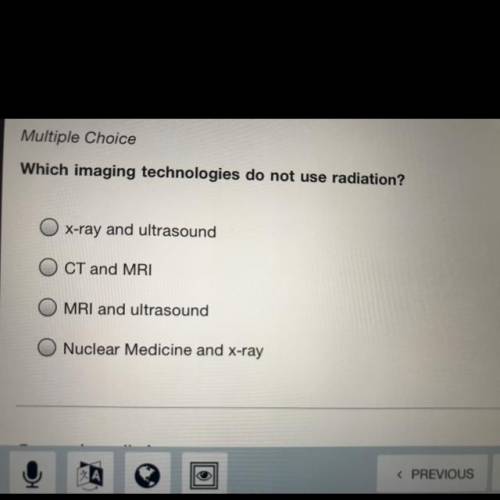 Which imaging technologies do not use radiation?