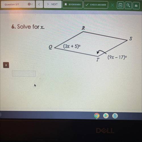 Solve for x. 
please help.