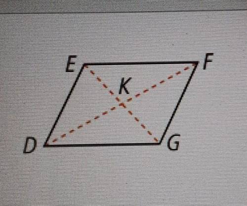 Make Sense and Preserve: If you knew the length of DF in parallelogram DEFG, how would you find the