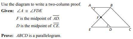 Prove ABCD is a Parallelogram (NO LINKS AS ANSWERS)
