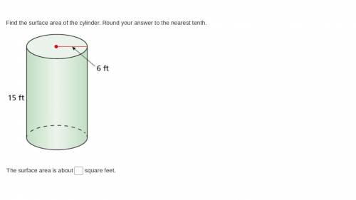 Find the surface area of the cylinder. Round your answer to the nearest tenth.

;-; i'll give brai
