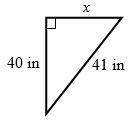 Find x in each triangle! Will award brainliest