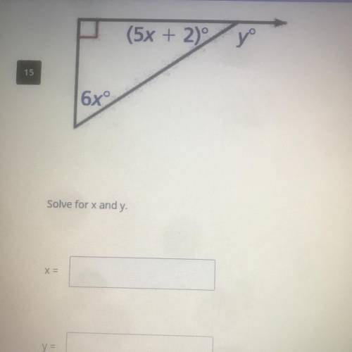 How do i solve for x and y?