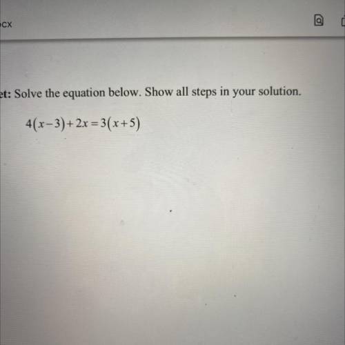 Solve the equationnnnnn