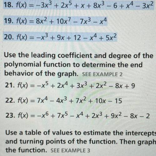 Can I get help with question 21,22,&23 thank you