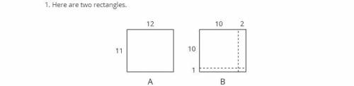 B. Find the area of each of the 4 smaller rectangles that make up Rectangle B. will brainlist