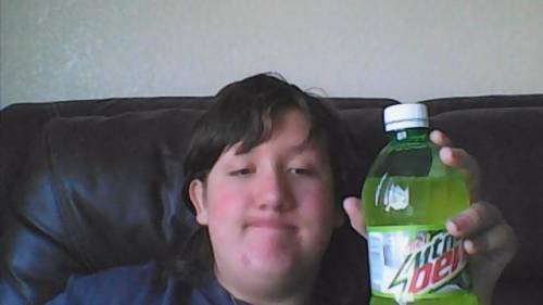 Dont m ind me just drinking a diet mtn dew
220011X220011