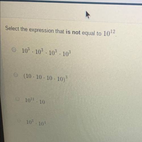 Which expression is not equal to 10