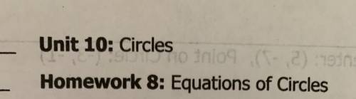 Write the equation of a circle with diameter endpoints of (-14,1) and (-10,9) ** please show work**