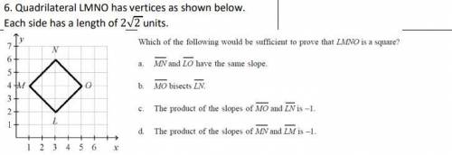 How would i be able to prove that LMNQ is a square