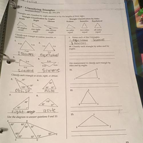 Can somebody plz use the diagram at the bottom to answer question 10 (only if u know how to do this