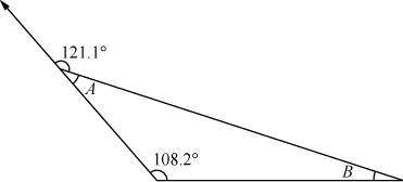 What is the measure of angle A, in degrees?