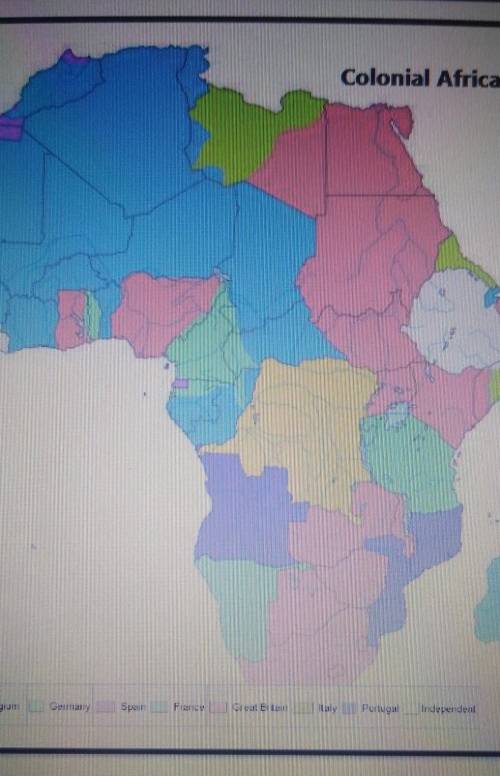Find Nigeria on the Colonial Africa map. What imperialist held Nigeria as a colony? How do the colo