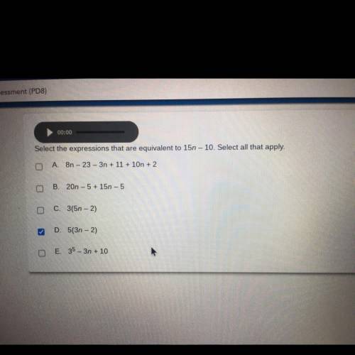 I have one answer already I just need to know if there is a second one.