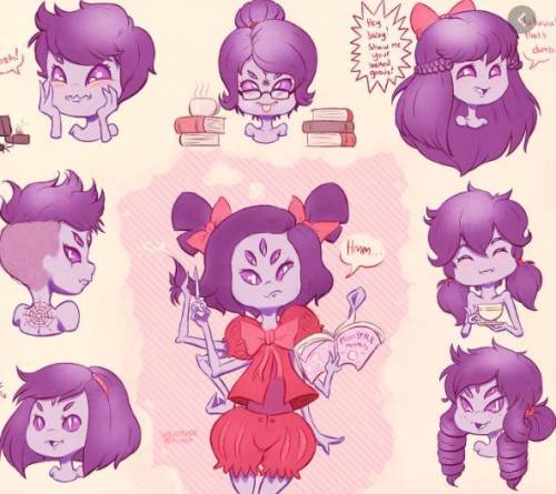 Peels draw muffet with mohawk frisk with chelcy and undyne with buzz cut
do your best