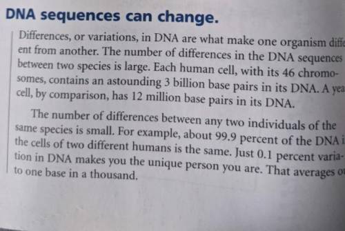 Name _____________________

Period ____________________
Changes in DNA- Reading Guide
Directions: