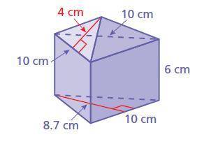 Find the surface area of the composite solid. Write your answer as a decimal.