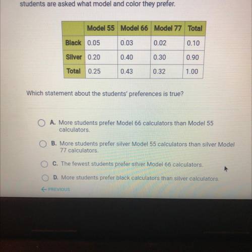 The math department is putting together an order for new calculators. The students are asked what m