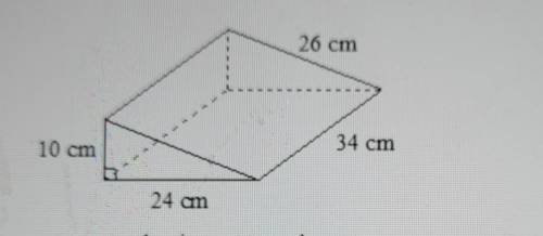 7. What is the surface area of the given figure? (1 point.

A.2,520 cm2 B.2,792 cm2C.4,080 cm2D.2,