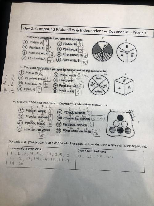 PLEASE HELP! CAN SOMEONE CHECK THIS AND TELL ME WHICH ONES ARE WRONG PLEASE NO FILES! THANK YOU!