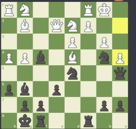 Best move for black 
pls tell 40 points desperate