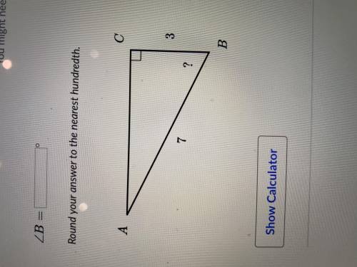 Anyone know the measure of angle B?