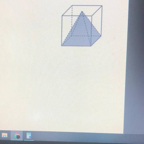 The volume of a prism is 18 cubic inches. What is the

volume of a pyramid with the same base and