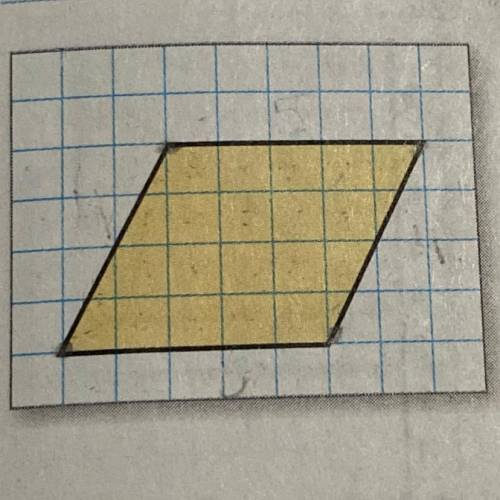 Find the area of each figure in square units.
(also I need to know he formula for it)