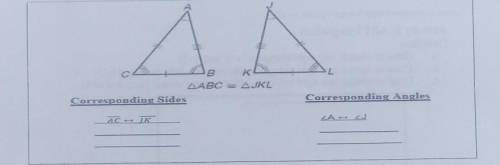 (pages 2-7)

A. Name all the corresponding sides and angles below if the polygons are congruent. T