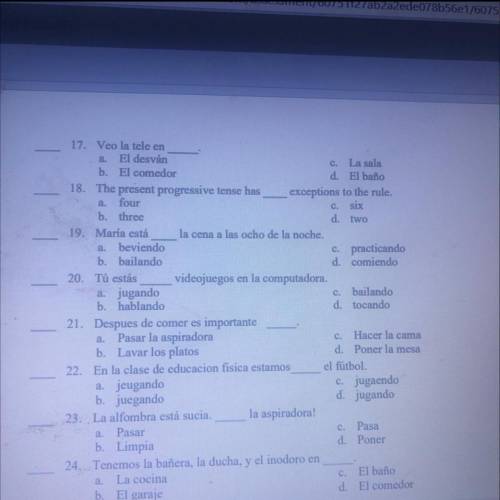 For those fluent in Spanish, please help! Will give brainliest