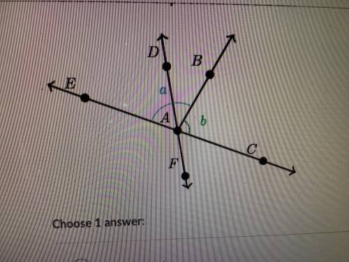 Is this supplementary, Complementary, a vertical angle, or none of the the above?