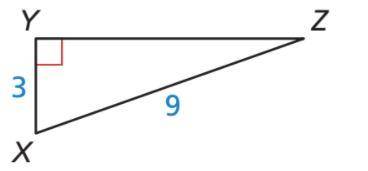 Solve the right triangle below. Round all your answers to the nearest tenth. Measure of angle X = _
