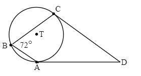 8) Find the measure of arc AC. *

Arc AC = 144 degrees
Arc AC = 72 degrees
Arc AC = 288 degrees
Ar