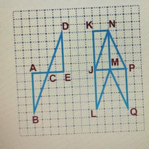 29.Identify the mapping AEDC → APQM.

A reflection
B rotation
C glide reflection
D translation