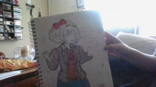 Sayori~ 
please give me critiques even if it isnt nice i want to improve!!