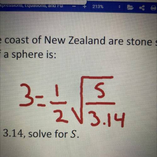 Solve for S please someone help please