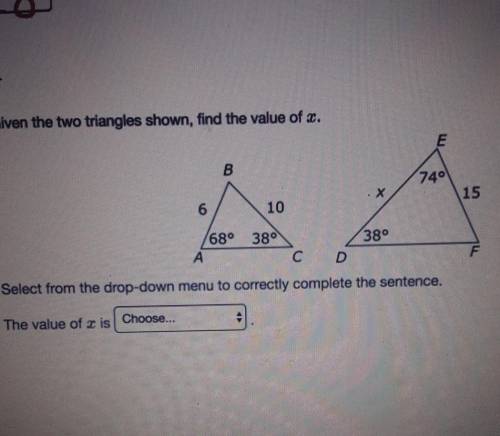 What is the value of x, pls no jokes​