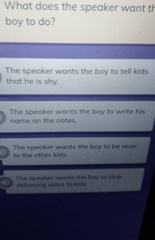 What does the speaker want the boy to do in the boy with the skateboard​