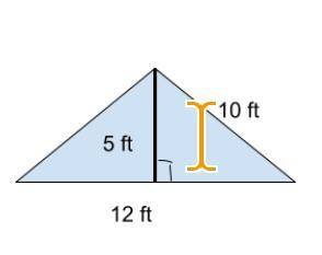 (5) please find the area of the triangle thank you
