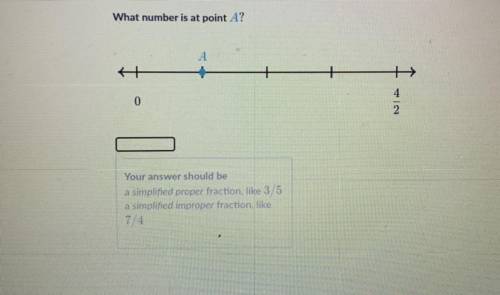 What number is at point A?