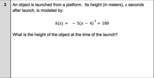 What is the height of the object at the time of the launch?