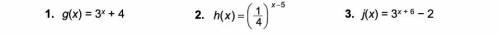 Consider f(x) = 3x. Describe how the graph of each function compares to f.